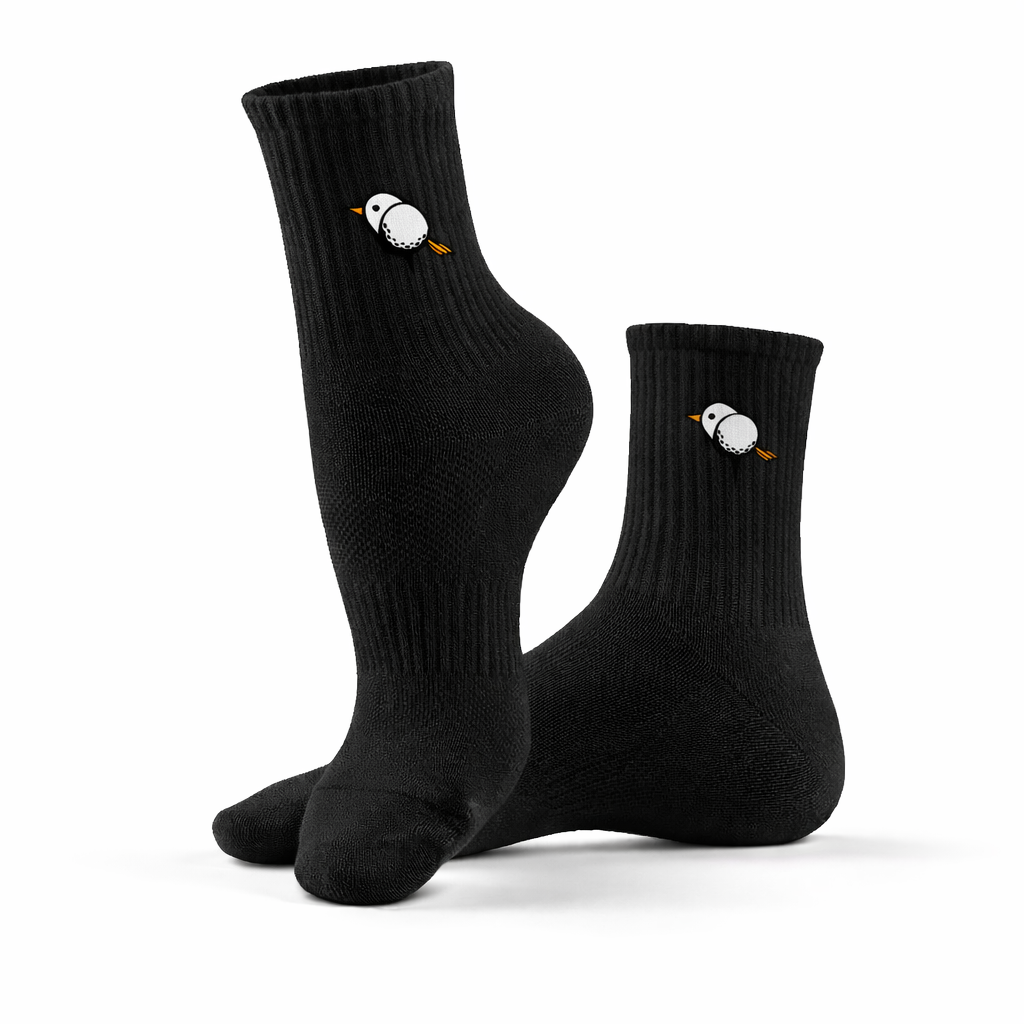 Birdie Golf Crew Socks, Premium Golf Sock, Crazy Golf Gift For Golfer