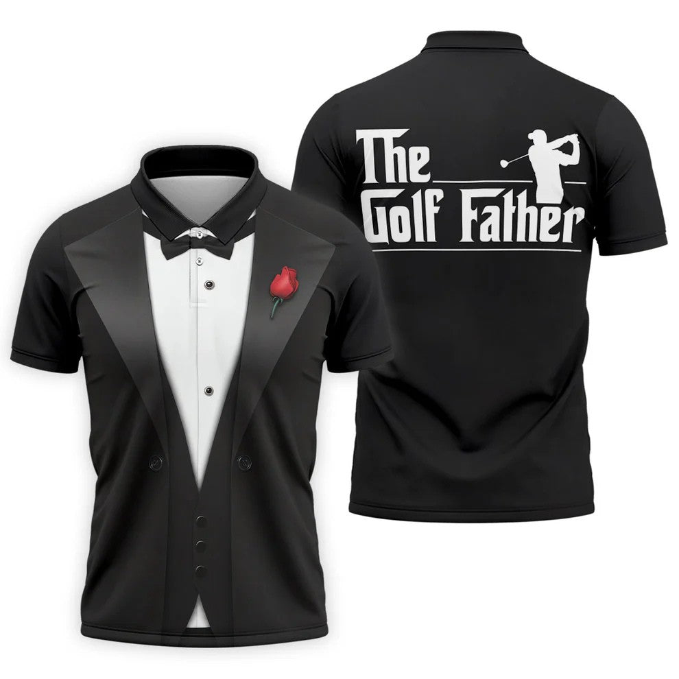 The Golf Father Funny Costume Father's Day Golf Shirt, Dad Golf Shirt, Golf Gift For Dad