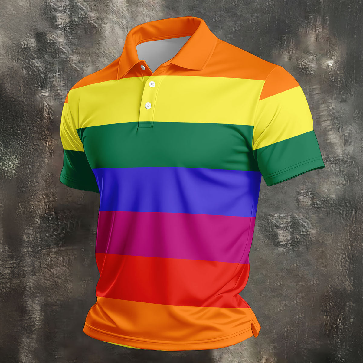 LGBT Rainbow Pride Month Celebrate Golf Tops For Men, Pride Colors Golf Shirts For Men