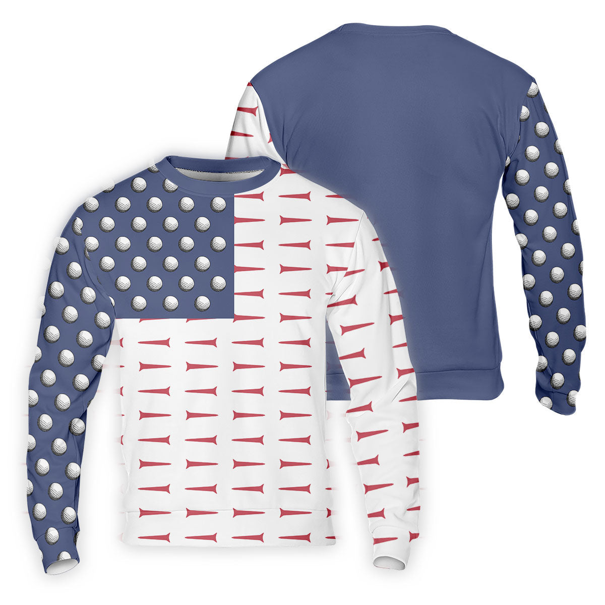 American Flag Men's Golf Polo Shirt, Men's 4th Of July Shirts, USA 250 Anniversary Golf Shirt, Gifts For Golfing Dad