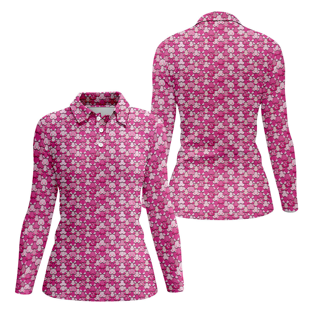 Pink Breast Cancer Golf Shirt, Funny Women Golf Shirt, Cancer Awareness Shirt, Golf Gifts For Women