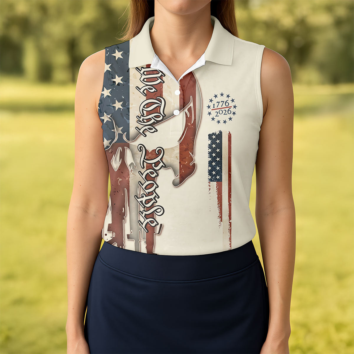Funny Old USA Before It Went To Sh*t Golf Polo Shirt, Women’s Golf Polo, Ladies Golf Shirts