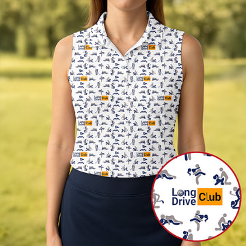 Funny Long Drive Club Adult Golf Polo Shirt, Ladies Golf Shirt, Golf Polo For Women