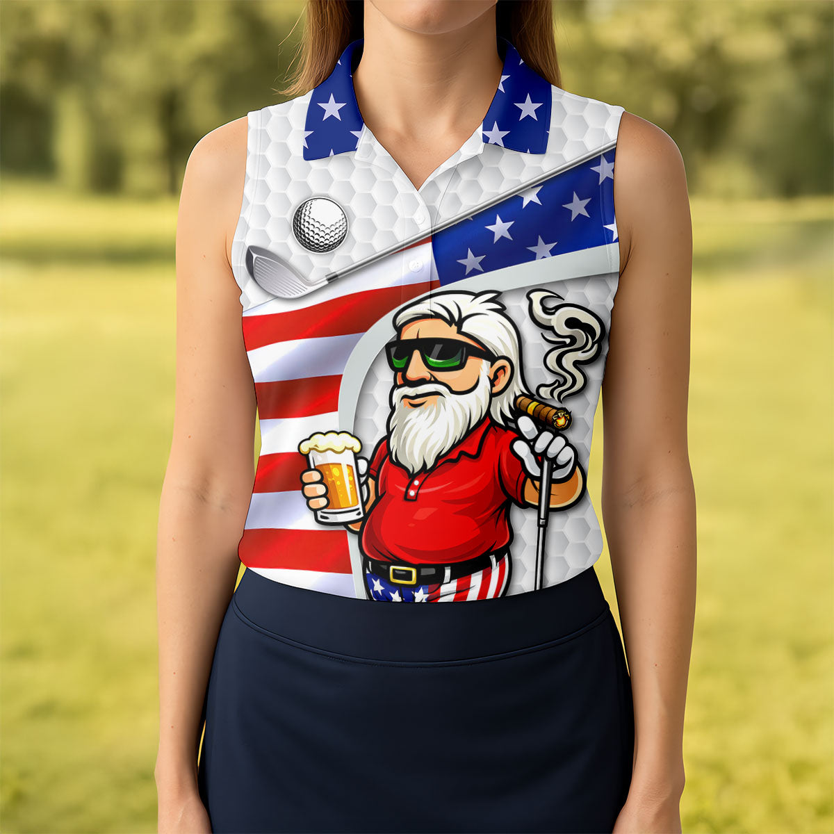 If I'm Drunk It's My Golf Friends' Fault Patriotic 4th Of July Funny Golf Shirt, 250 Years Golf Shirt For Women
