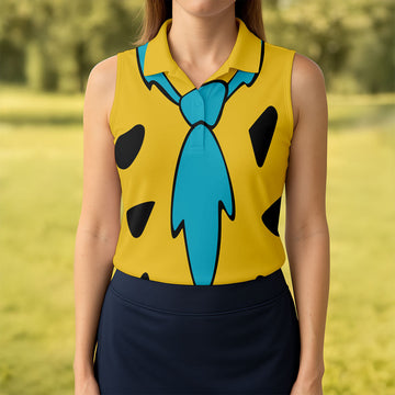 Yellow Stone Age Costume Hawaiian Golf Shirt, Women’s Golf Polo, Golf Shirts For Women