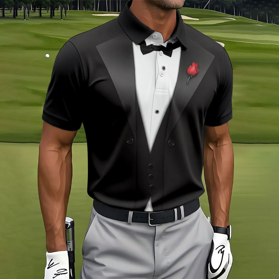 The Golf Father Funny Costume Father's Day Golf Shirt, Dad Golf Shirt, Golf Gift For Dad
