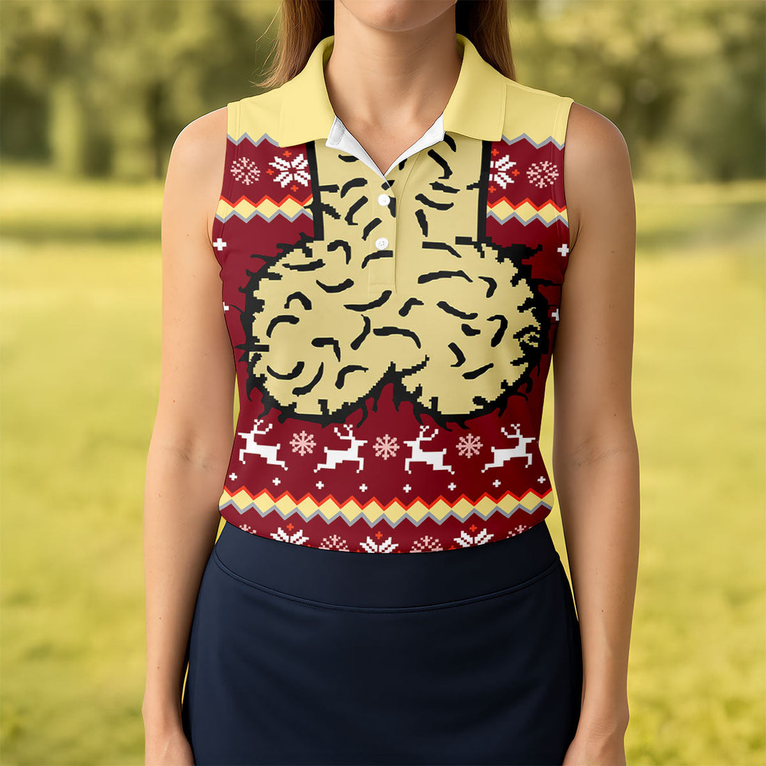 Funny Rude Middle Finger Ugly Christmas Golf Shirt, Christmas Shirts For Women, Funny Christmas Shirt