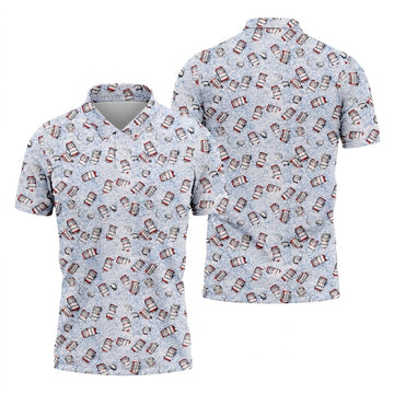 Puttweiser Men's Funny Golf Shirts, Golf And Beer Polo Shirts For Men, Golf Shirts For Men
