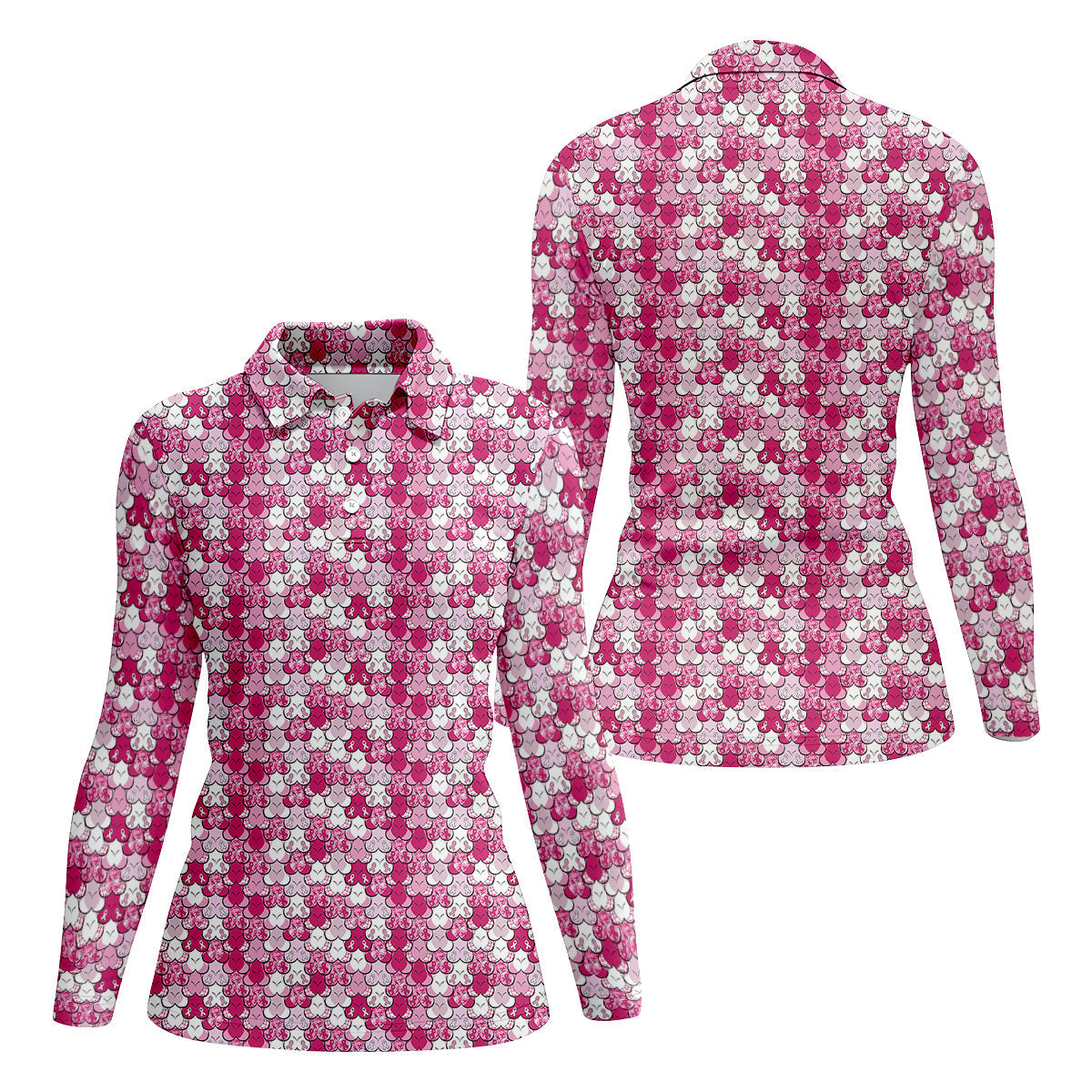 Funny Womens Golf Shirt, Breast Cancer Awareness Shirt, Pink Golf Shirt, Ladies Golf Shirt