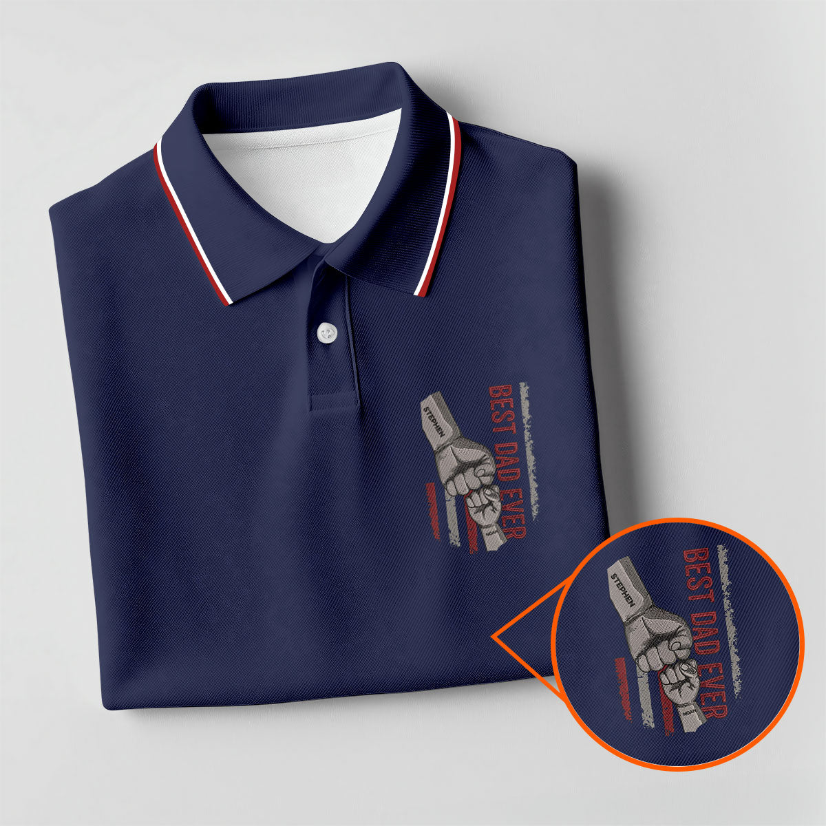 Best Dad Ever Father's Day Golf Shirt, Golf Gift For Dad, Golf Shirts For Men