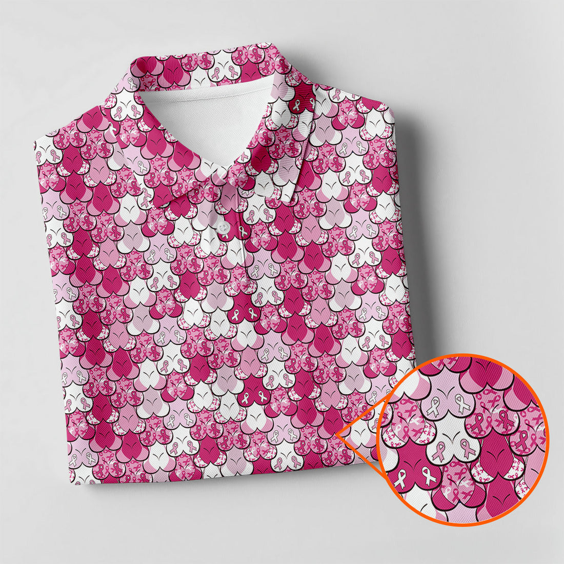 Funny Womens Golf Shirt, Breast Cancer Awareness Shirt, Pink Golf Shirt, Ladies Golf Shirt