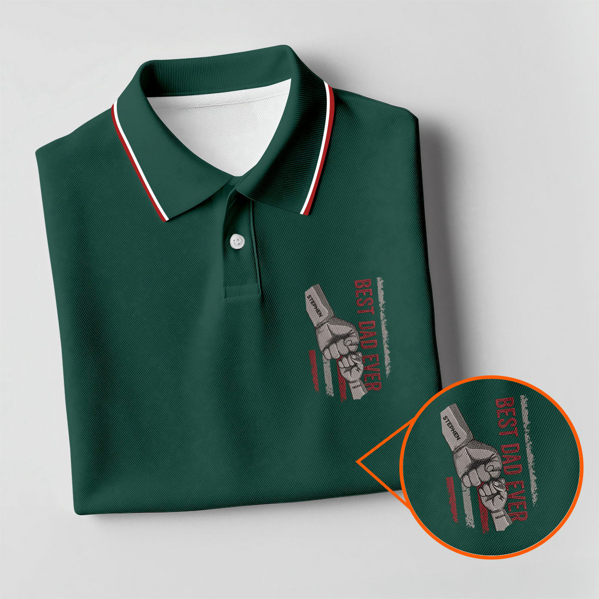 Best Dad Ever Father's Day Golf Shirt, Golf Gift For Dad, Golf Shirts For Men