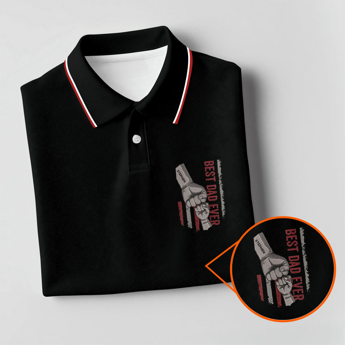 Best Dad Ever Father's Day Golf Shirt, Golf Gift For Dad, Golf Shirts For Men