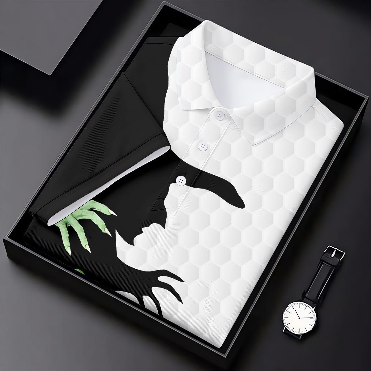 Halloween Wicked Witch Shadow Golf Shirt, Women's Golf Polo, Ladies Golf Tops
