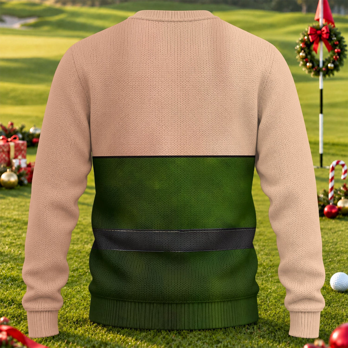 Sexy Christmas Balls Print Golf Shirt, Christmas Shirts For Men, Ugly Christmas Sweater