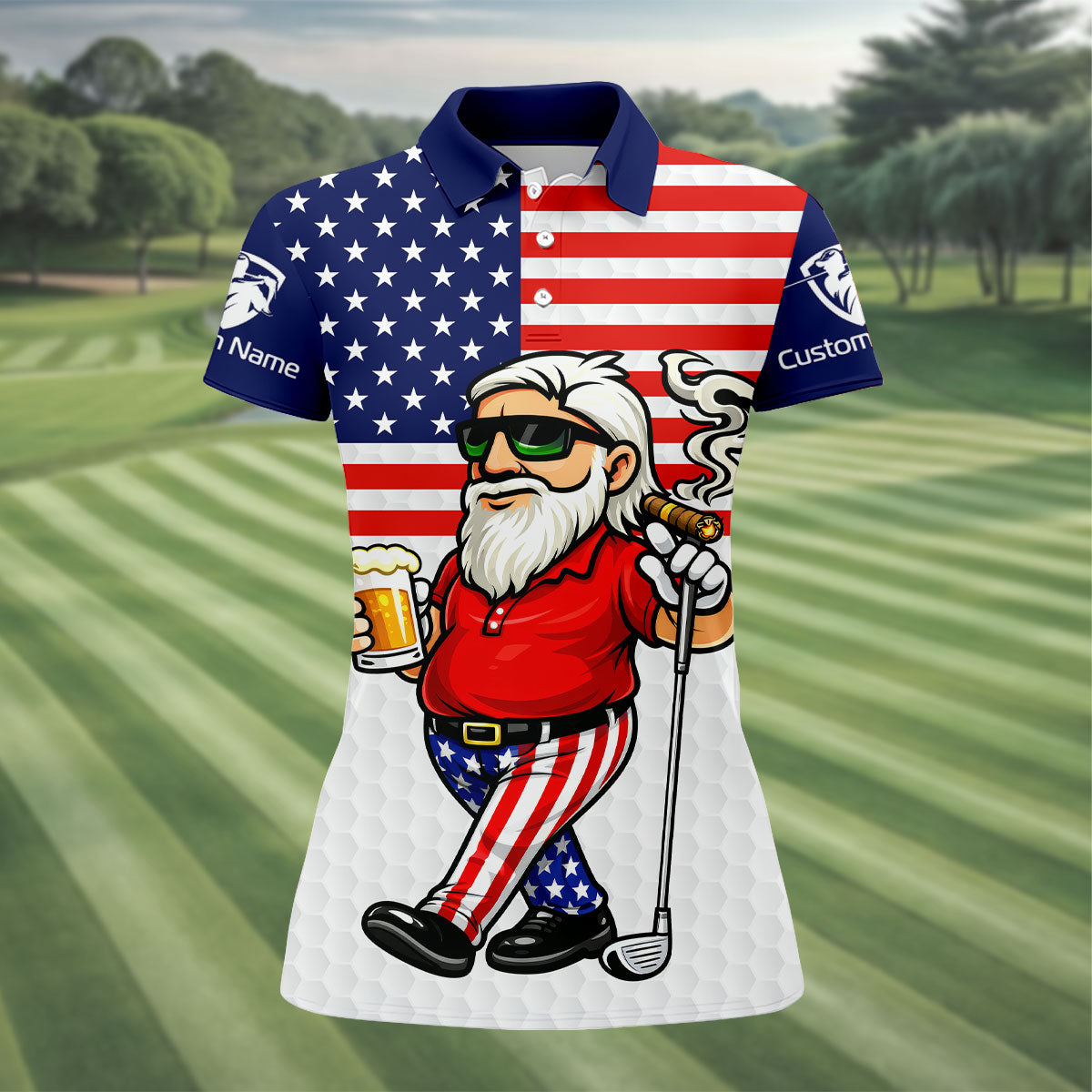 The Older I Get The Harder It Is To Find My Balls Golf And Beer 250 Years Patriotic 4th Of July Golf Shirt For Women