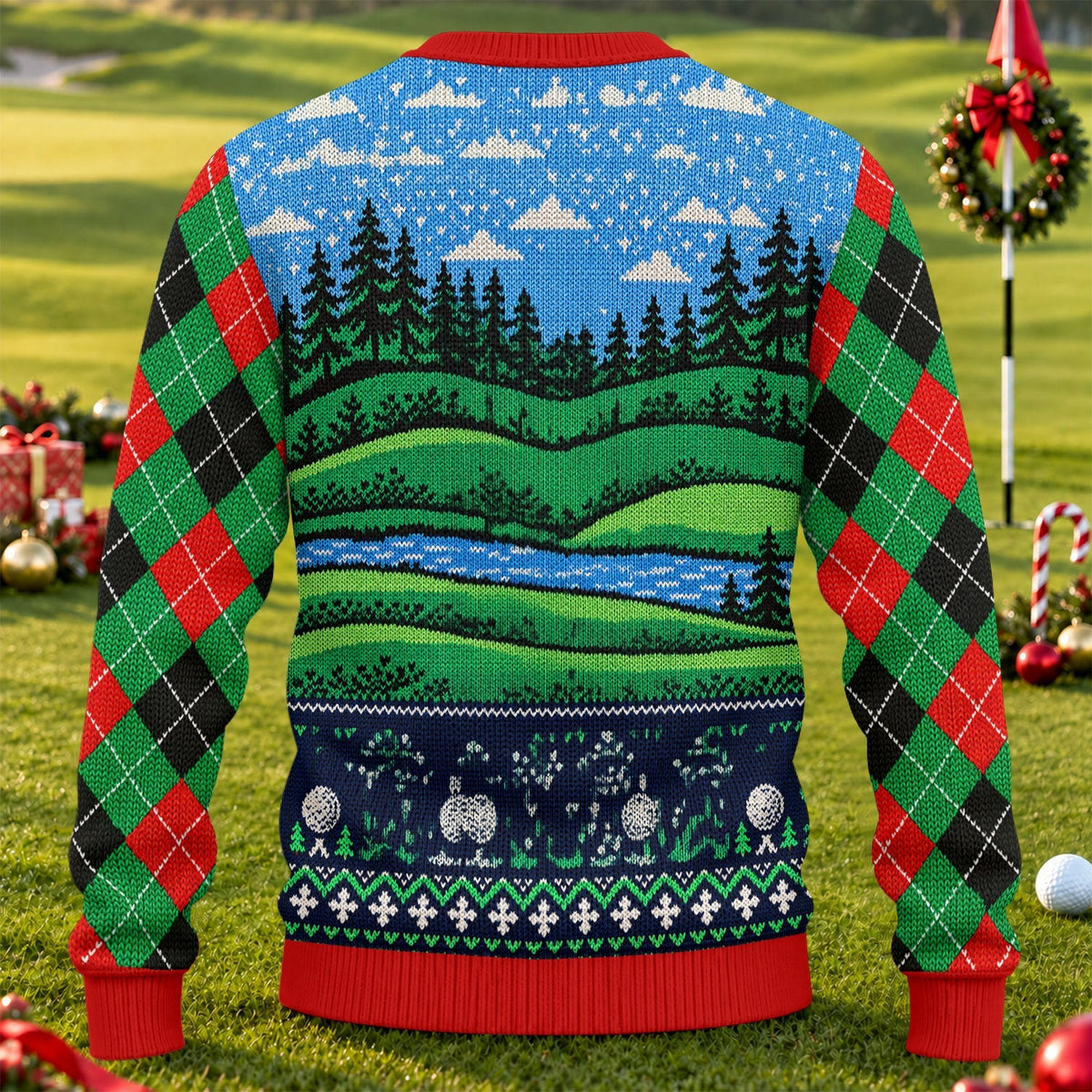 Your Hole Is My Goal Ugly Christmas Sweater, Ugly Sweater Party, Golf Lover Gifts