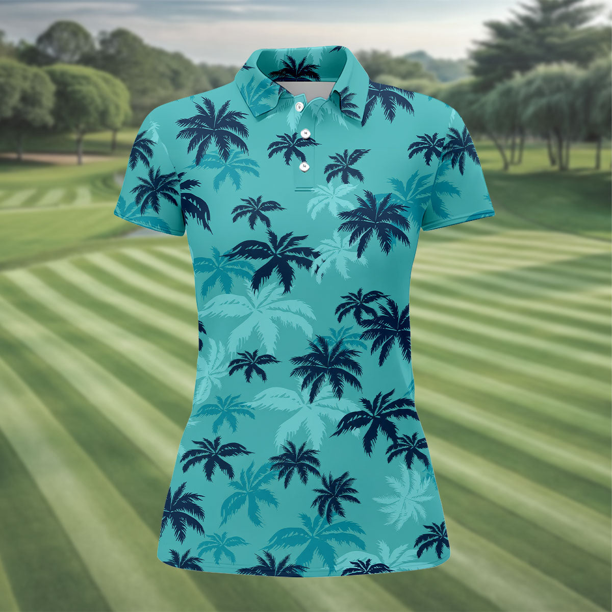 Turquoise Pt, Women's Golf Shirt, Golf Polo For Women, Golf Shirts For Women (Copy)