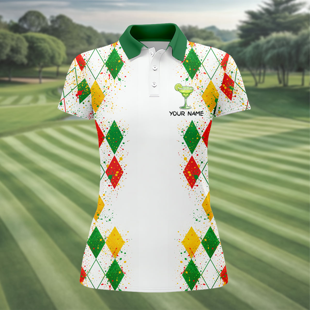 Swing Swear Drink Repeat Margarita Cocktail Cinco De Mayo Celebration Fiesta Themed Golf Shirt For Women