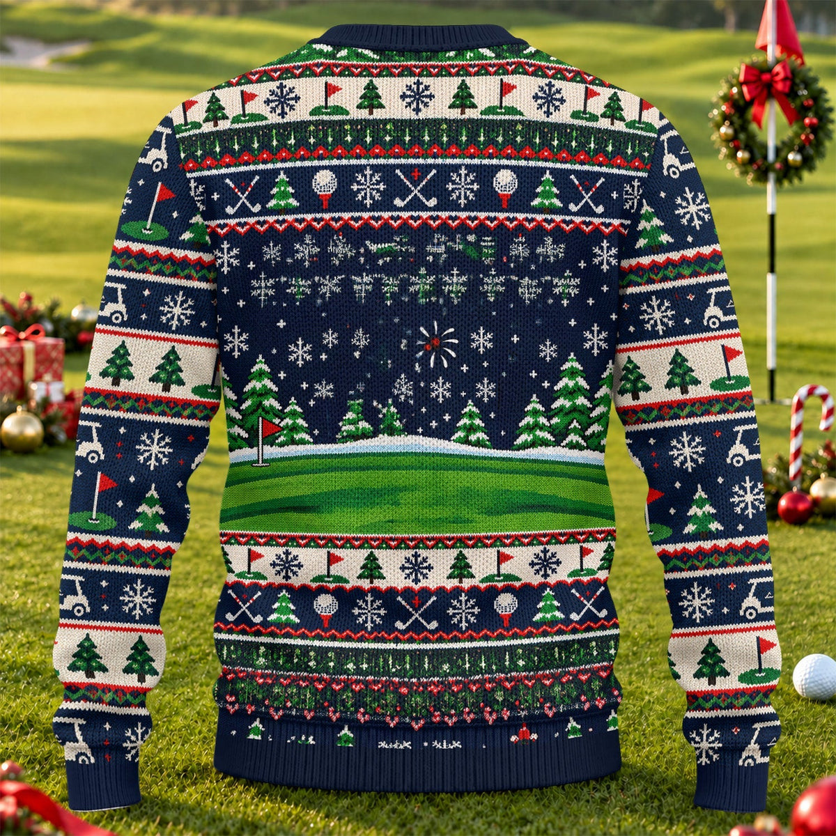 Stop Looking At My Putt Santa Ugly Christmas Sweater, Golf Gifts, Funny Xmas Gifts