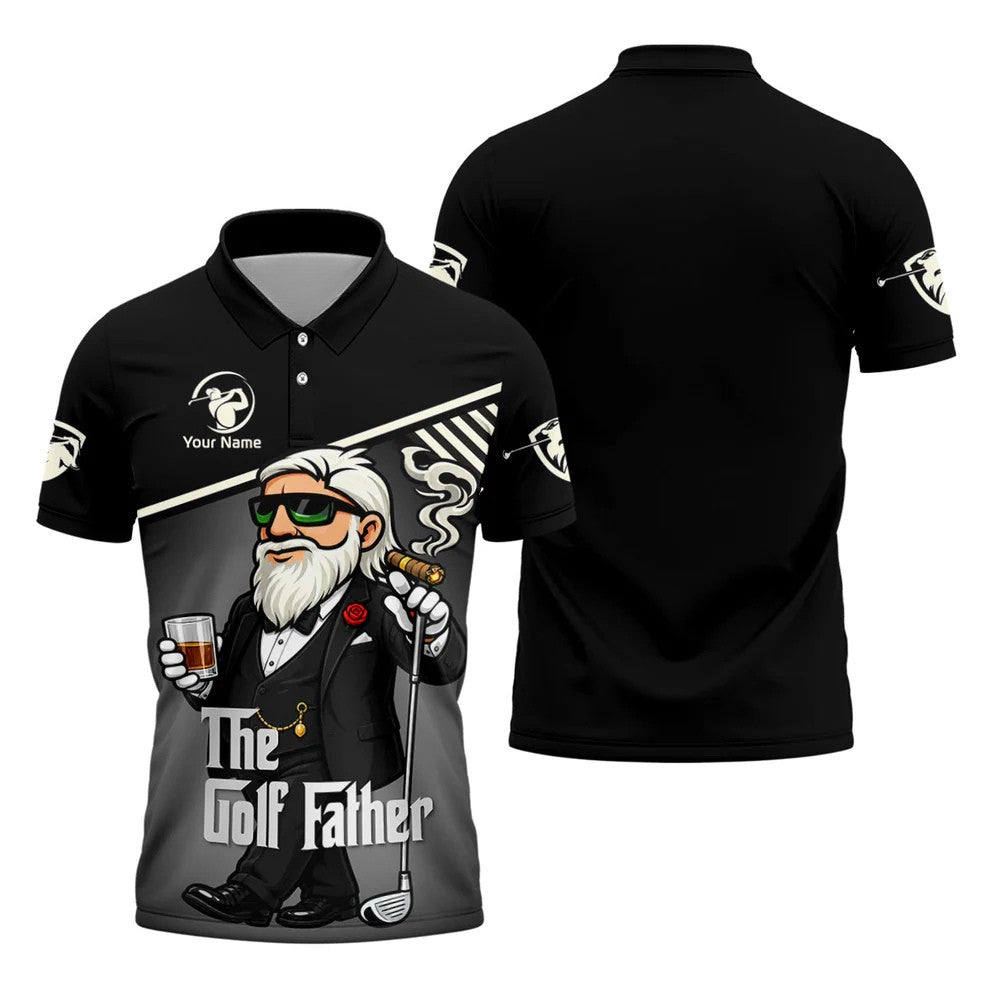 The Golf Father Custom Name Golf Man Funny Golf Shirts, Father's Day Golf Shirt, Golf Gift For Dad