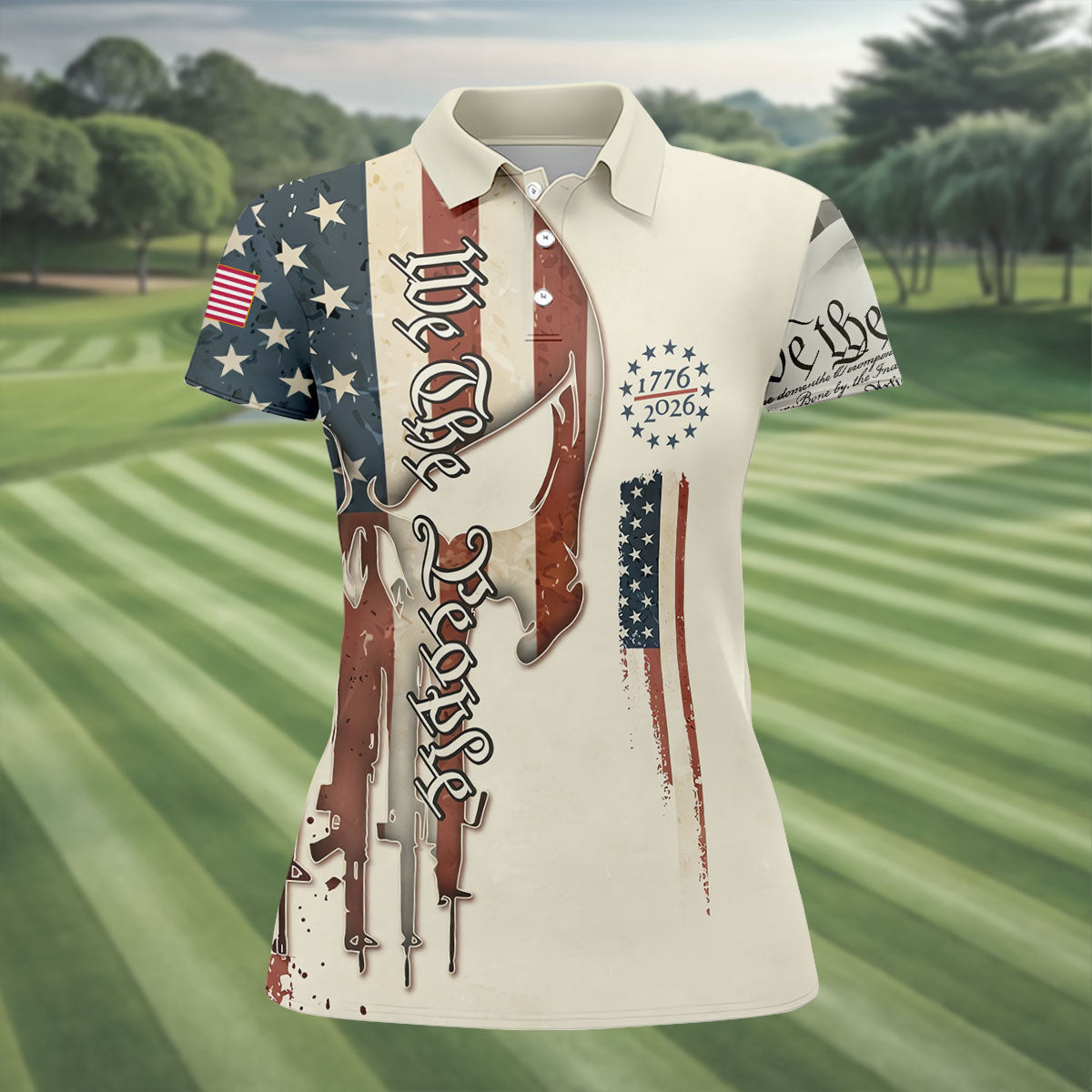 Funny Old USA Before It Went To Sh*t Golf Polo Shirt, Women’s Golf Polo, Ladies Golf Shirts