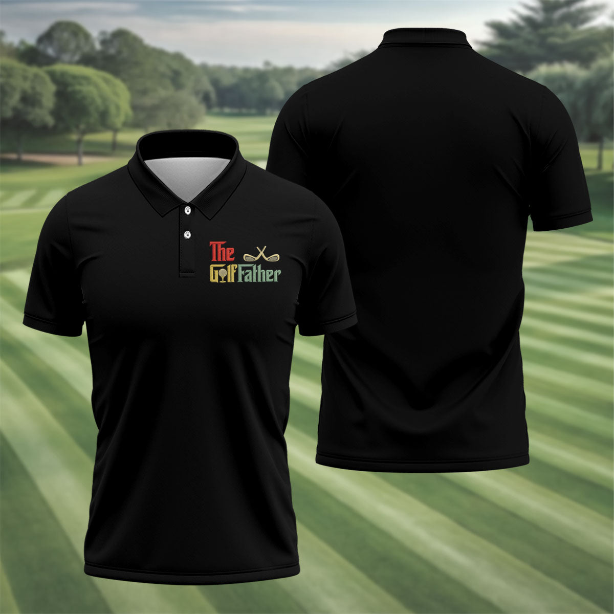 The Golf Father Golf Tops For Men, Father's Day Golf Shirt, Golf Gift For Dad
