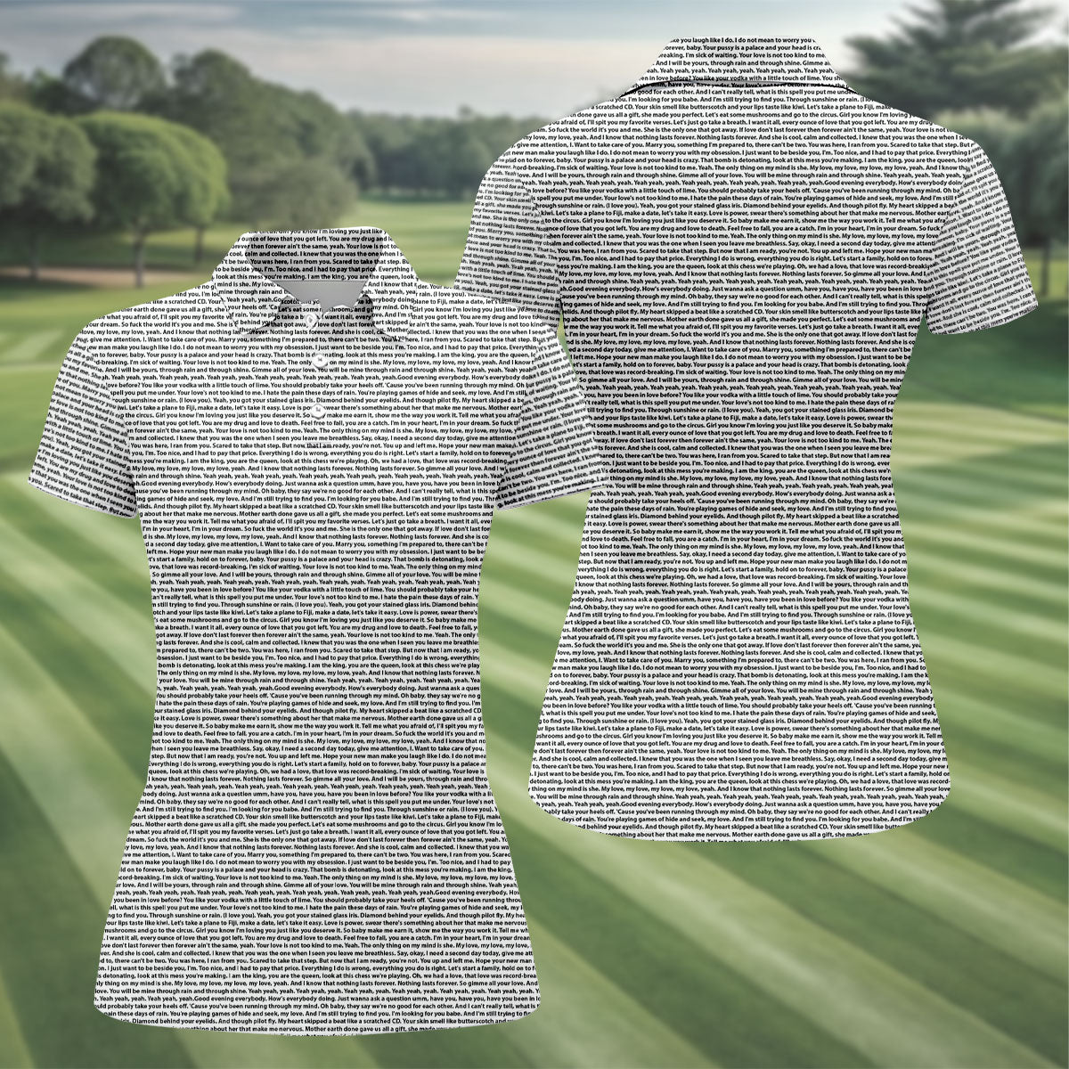 Beige Text Pattern Golf Polo Shirt, Women’s Golf Polo, Printed Golf Shirt