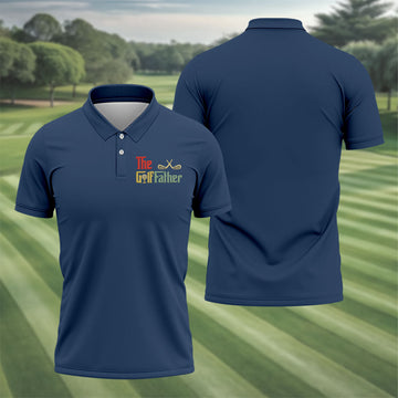 The Golf Father Golf Tops For Men, Father's Day Golf Shirt, Golf Gift For Dad