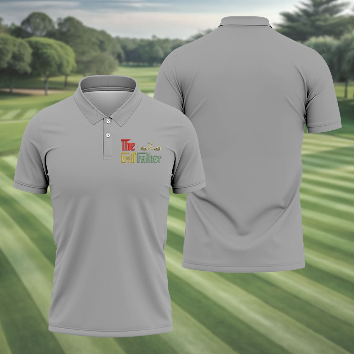The Golf Father Golf Tops For Men, Father's Day Golf Shirt, Golf Gift For Dad