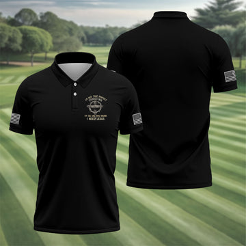 Funny Imperfect Christian Jesus Polo Shirt, Golf Shirts For Men, Mens Golf Apparel