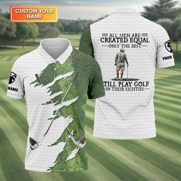 Personalized Ripped Fairway Golf Shirt, Men's Golf Shirt, Golf Polo Shirts For Men