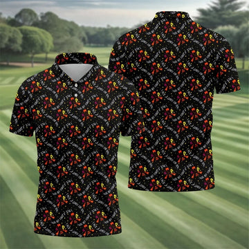 I Put A Spell On You Horror Character Polo Shirt, Halloween Shirt, Mens Golf Shirts