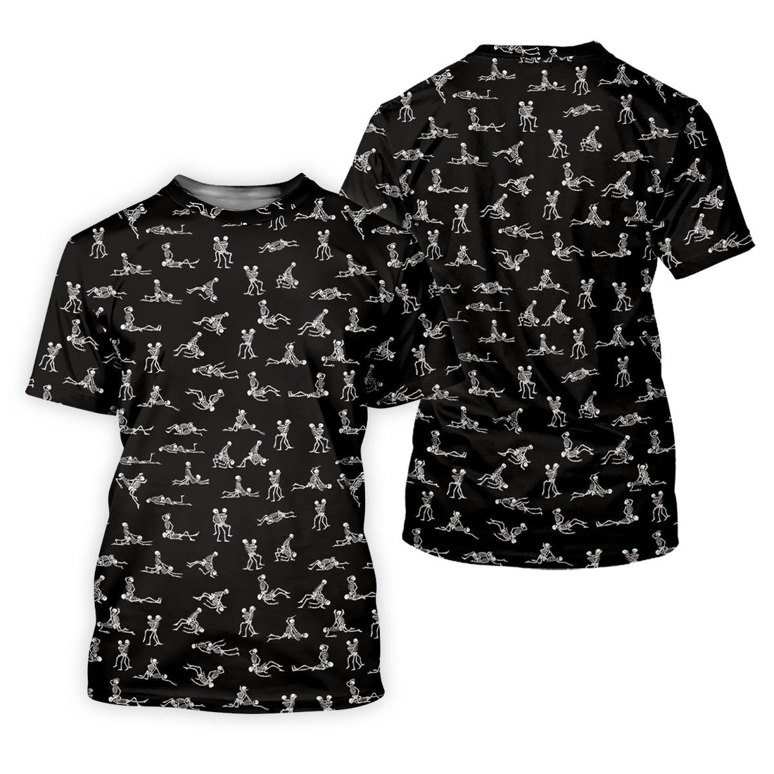 Funny Skeleton Couple Golf Shirt, Halloween Gift Idea, Fun Golf Shirts For Men, Unique Gift For Golfer