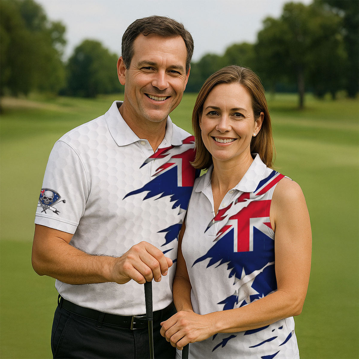 It Takes A Lot Of Ball To Golf The Way I Do Australia Flag Print Men's Golf Top, Golf Shirts For Men