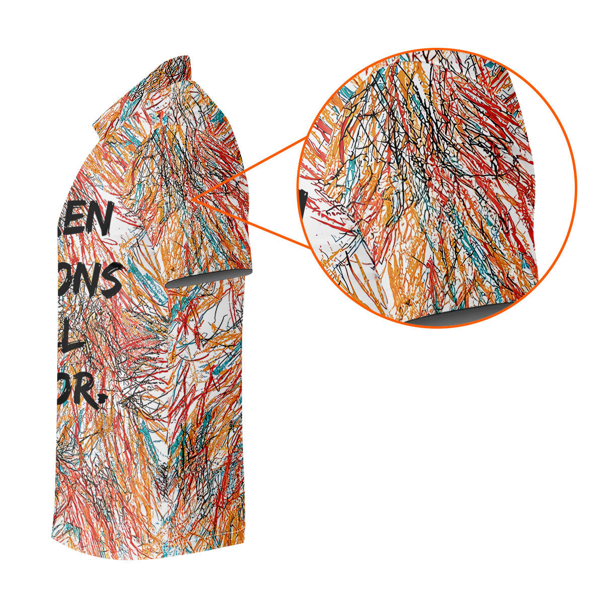 Broken Crayons Still Color Abstract Golf Polo Shirt, Ladies Golf Shirt, Womens Golf Tops