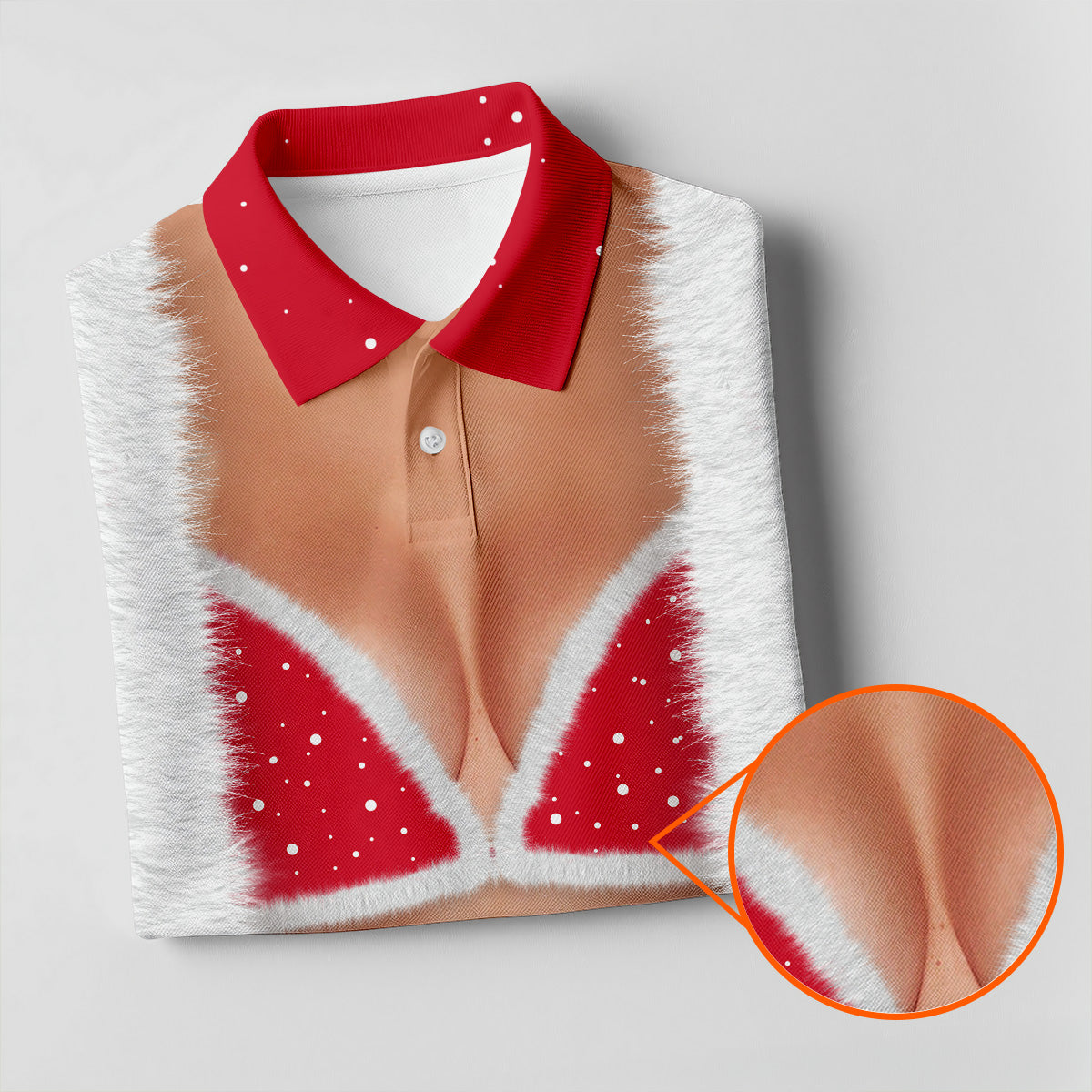 Funny Santa Women Cosplay Christmas Golf Shirt, Fun Women's Golf Shirts, Ladies Golf Tops