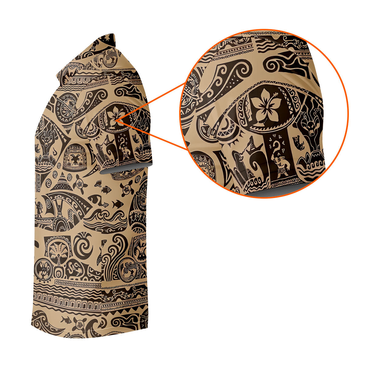 Polynesian Tribal Hawaiian Golf Shirt, Golf Shirts For Men, Mens Golf Apparel