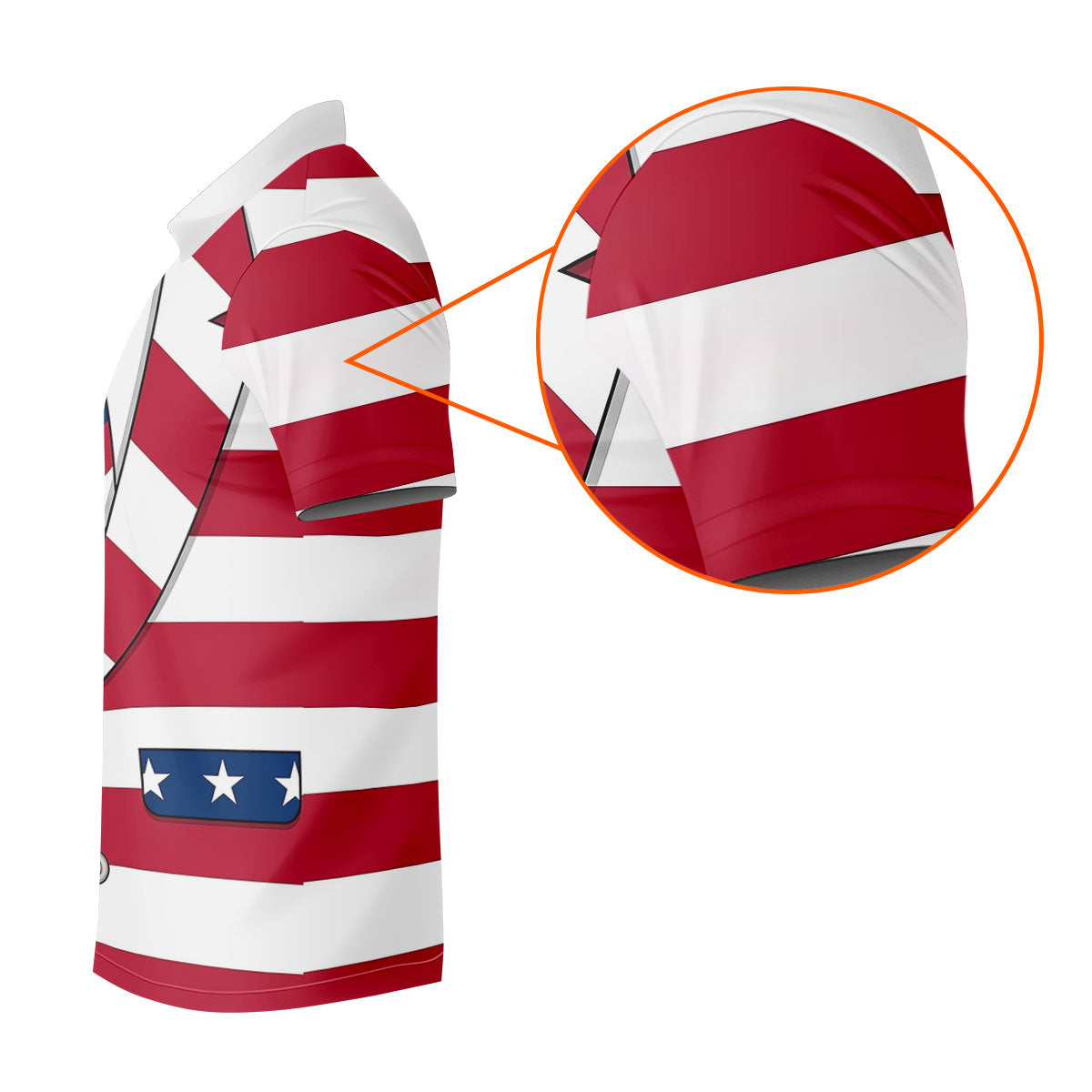 US Flag Tuxedo Costume Patriotic 4th Of July Golf Shirt, 250 Years Polo Shirts For Men