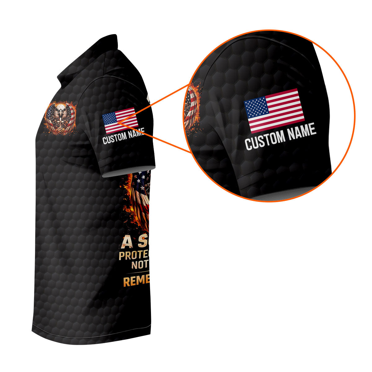 Remember The Fallen Faith Cross 250 Years Patriotic Golf Shirt, Veterans Day Memorial Golf Shirts For Men
