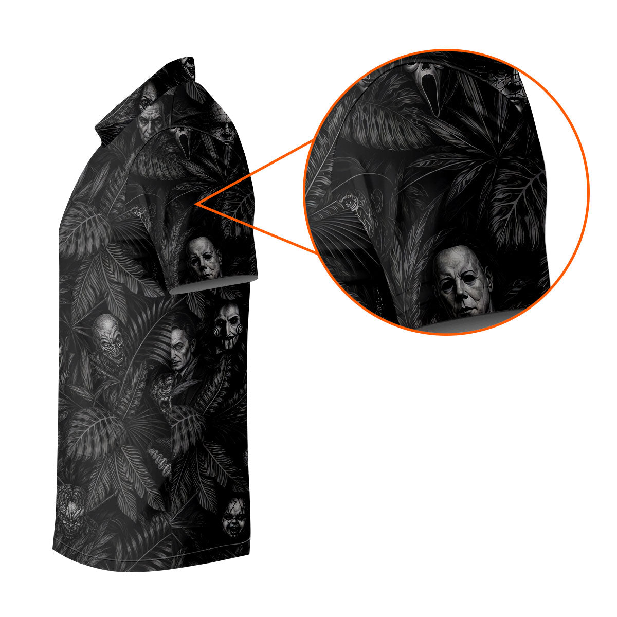 Horror Character Halloween Golf Shirt, Golf Shirts For Men, Mens Golf Apparel
