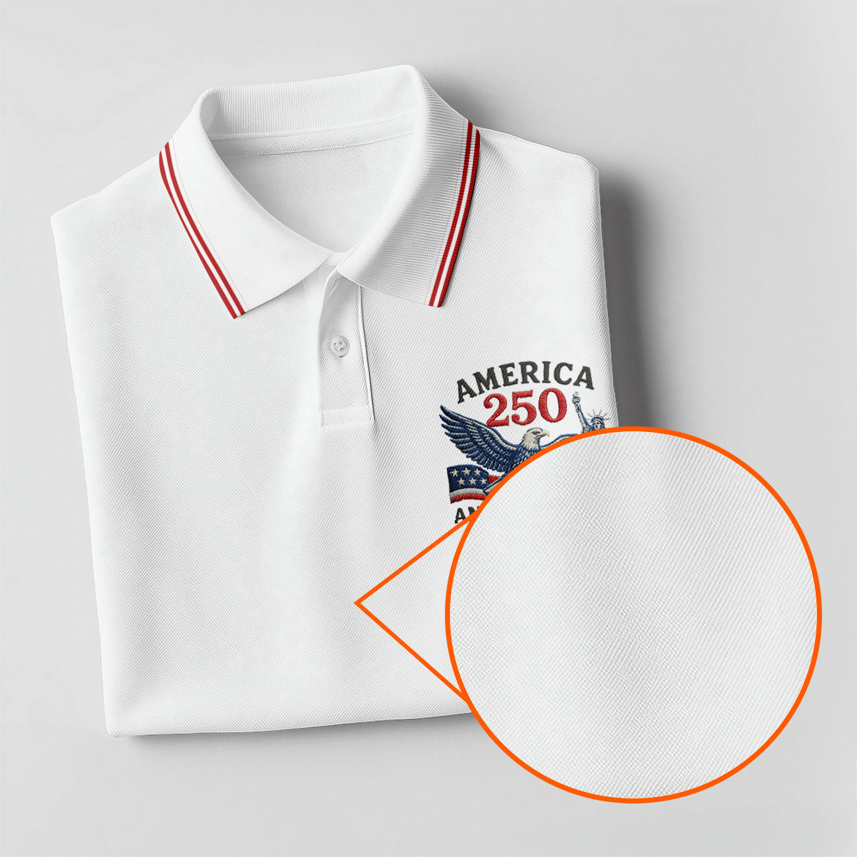 Faith Cross Bald Eagle America 250 Anniversary Patriotic Golf Shirt, Golf Shirt For Women