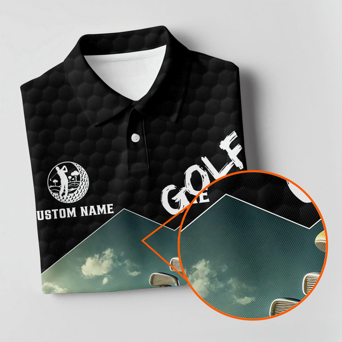 Custom Name Golf Course Club Bag Polo Shirt, Women’s Golf Polo, Golf Shirts For Women