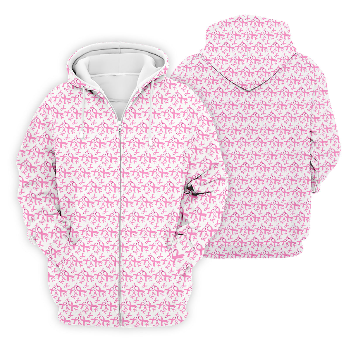 Pink Ribbon Breast Cancer Men Golf Shirt, Breast Cancer Awareness Shirt, Golf Gifts For Men