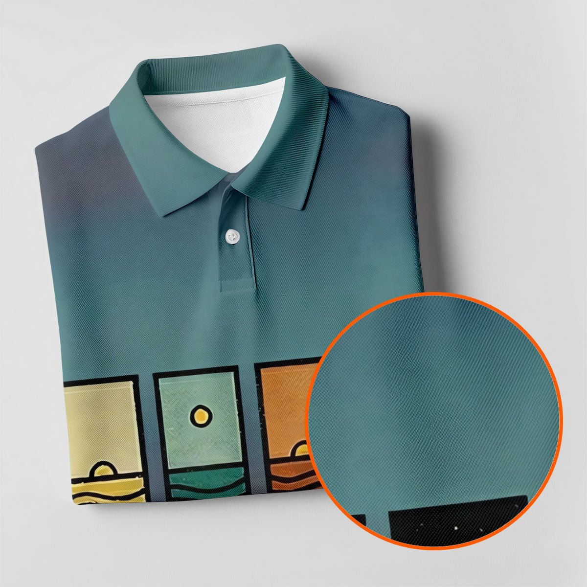 One Day At A Time Suicide Prevention Abstract Mens Golf Polo, Golf Polo Shirts For Men