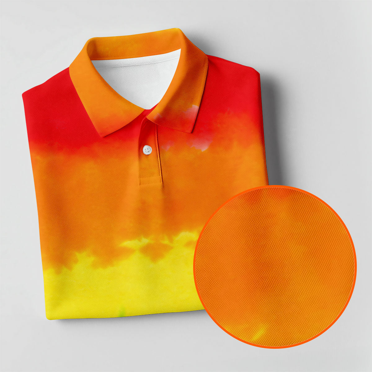LGBT Rainbow Pride Month Celebrate Tie-Dye Print Ladies Golf Tops, Pride Colors Golf Shirt For Women