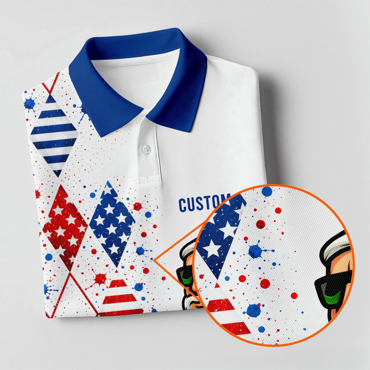 Patriotic Man Golf And Beer Argyle Pattern 4th Of July Golf Shirt, 250 Years Golf Shirts For Men