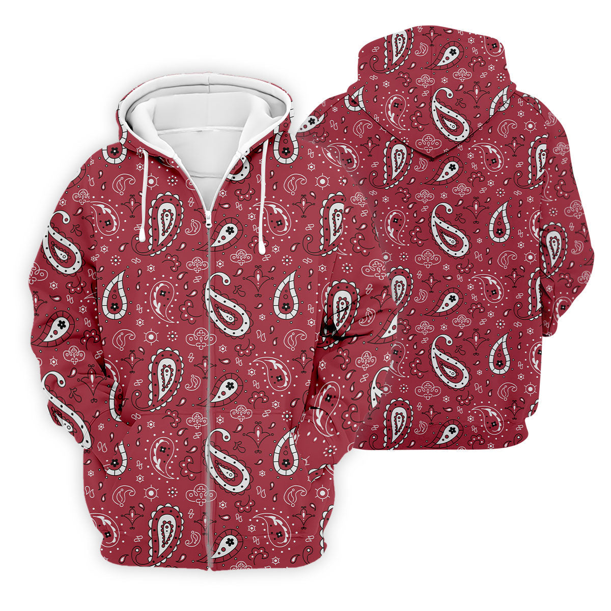 Paisley Bandana Sleeveless Womens Golf Shirt, Western Golf Shirts, Custom Ladies Golf Shirt
