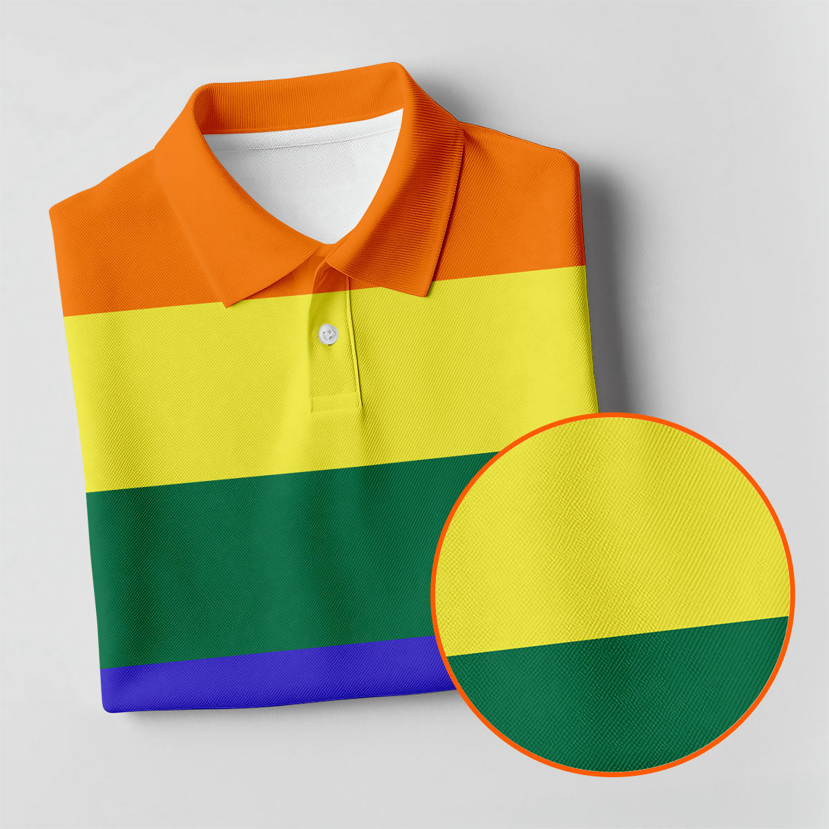 LGBT Rainbow Pride Month Celebrate Ladies Golf Tops, Pride Colors Golf Shirt For Women