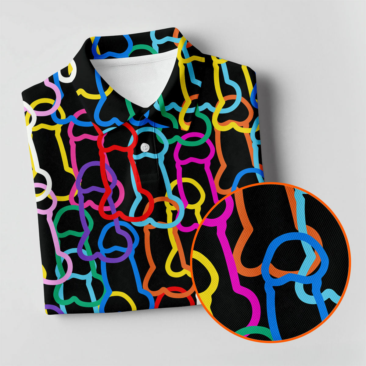 Adult Humor LGBT Rainbow Color Fun Women's Golf Shirts, Pride Month Celebrate Golf Shirt For Women